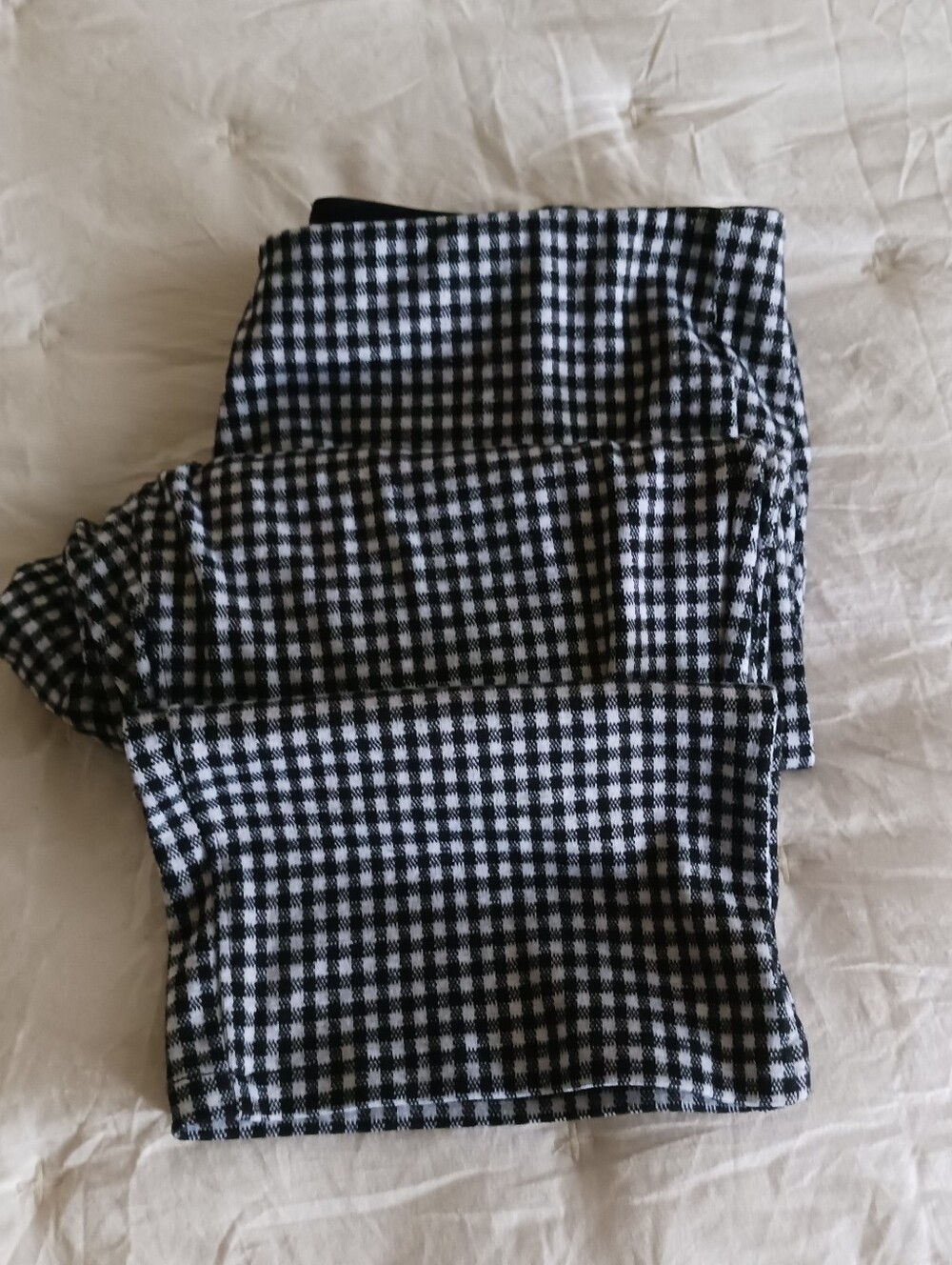 American Eagle Outfitters Black and White Gingham Pants - Picture 1 of 4